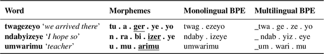 Figure 1 for KinyaBERT: a Morphology-aware Kinyarwanda Language Model