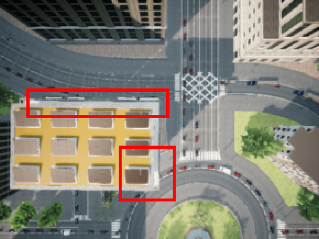 Figure 1 for Risk-Aware Path Planning for Ground Vehicles using Occluded Aerial Images