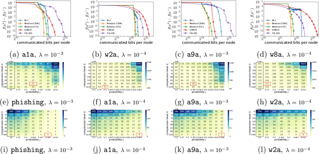 Figure 1 for Distributed Newton-Type Methods with Communication Compression and Bernoulli Aggregation