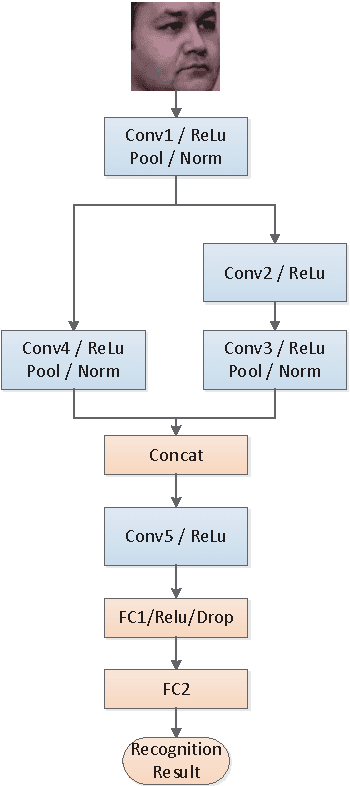 Figure 1 for Local feature hierarchy for face recognition across pose and illumination