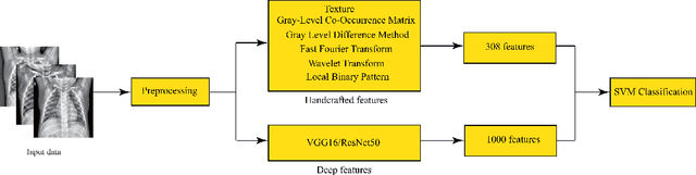Figure 3 for Classification of COVID-19 X-ray Images Using a Combination of Deep and Handcrafted Features