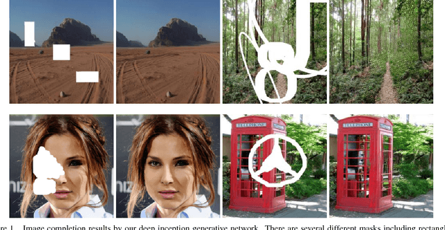 Figure 1 for Deep Inception Generative Network for Cognitive Image Inpainting