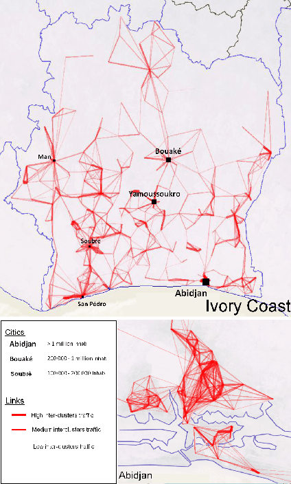 Figure 2 for Country-scale Exploratory Analysis of Call Detail Records through the Lens of Data Grid Models
