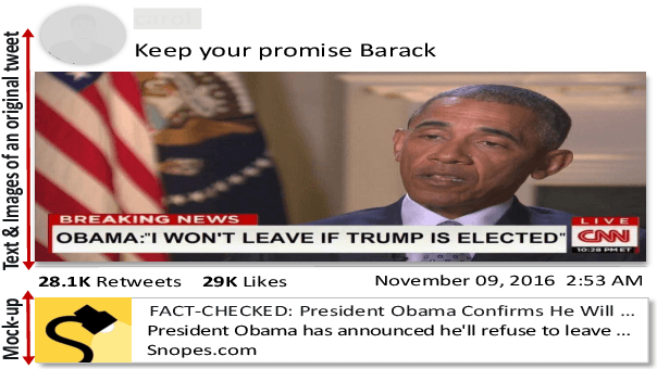 Figure 1 for Where Are the Facts? Searching for Fact-checked Information to Alleviate the Spread of Fake News