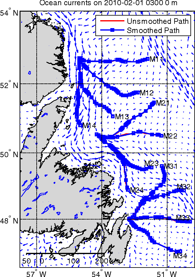 Figure 4 for A Mission Planning System for the AUV "SLOCUM Glider" for the Newfoundland and Labrador Shelf