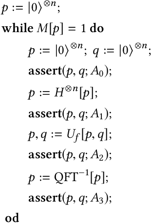 Figure 2 for Poq: Projection-based Runtime Assertions for Debugging on a Quantum Computer