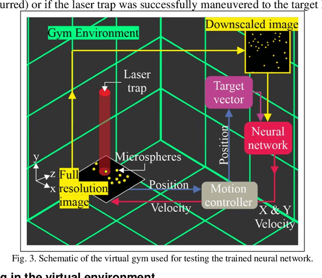 Figure 3 for Playing optical tweezers with deep reinforcement learning: in virtual, physical and augmented environments