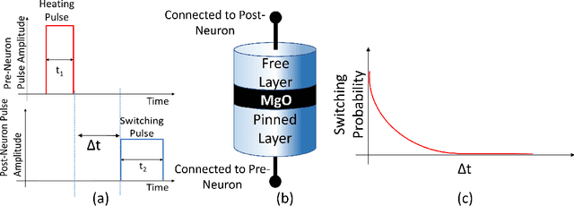 Figure 2 for Intrinsic Spike Timing Dependent Plasticity in Stochastic Magnetic Tunnel Junctions Mediated by Heat Dynamics
