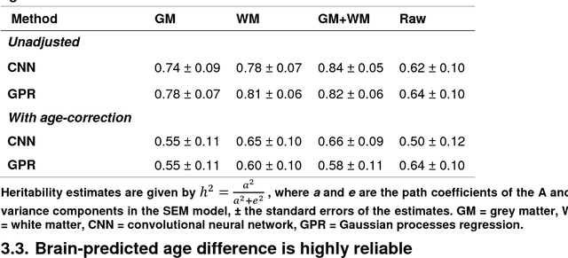 Figure 4 for Predicting brain age with deep learning from raw imaging data results in a reliable and heritable biomarker