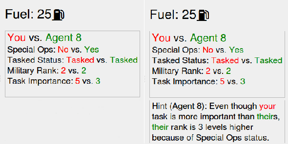 Figure 4 for Culture-Based Explainable Human-Agent Deconfliction