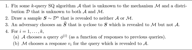 Figure 1 for On the power of adaptivity in statistical adversaries
