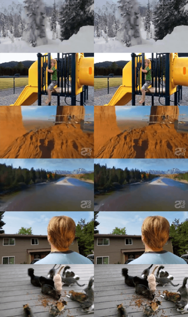 Figure 4 for Deep CNN Frame Interpolation with Lessons Learned from Natural Language Processing