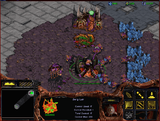 Figure 1 for Macro action selection with deep reinforcement learning in StarCraft