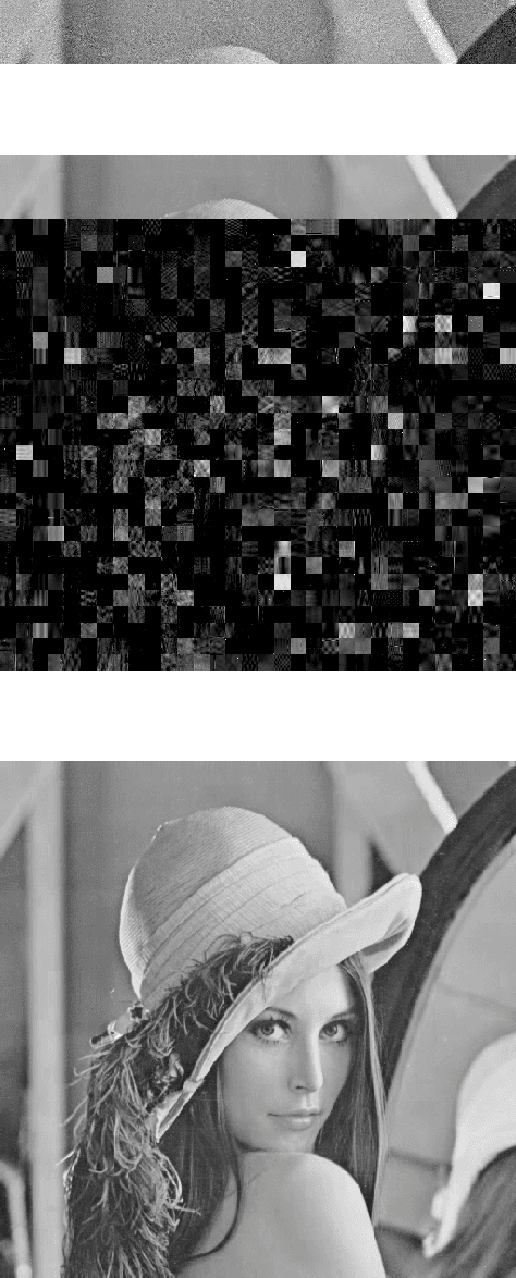 Figure 3 for Sparsity and `Something Else': An Approach to Encrypted Image Folding