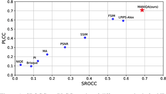 Figure 1 for MANIQA: Multi-dimension Attention Network for No-Reference Image Quality Assessment