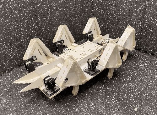 Figure 1 for Dandelion-Picking Legged Robot