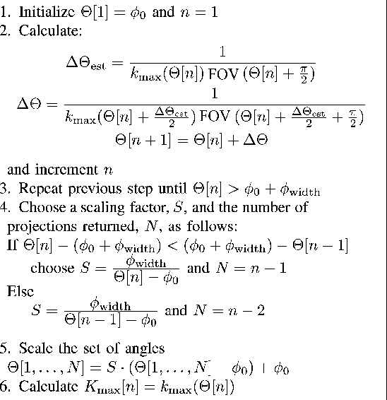 Figure 3 for Anisotropic field-of-views in radial imaging