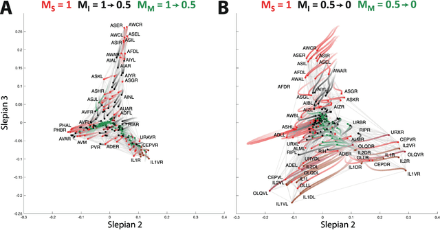 Figure 4 for Guided Graph Spectral Embedding: Application to the C. elegans Connectome