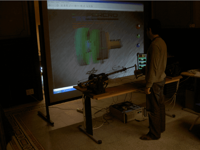 Figure 3 for A 6-DOF haptic manipulation system to verify assembly procedures on CAD models