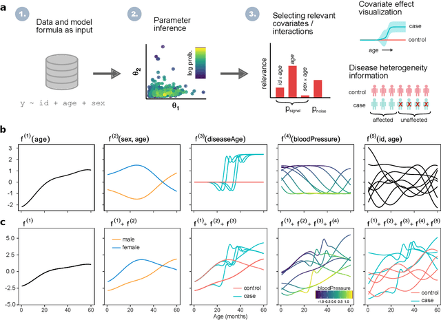 Figure 1 for An interpretable probabilistic machine learning method for heterogeneous longitudinal studies