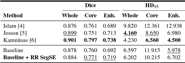 Figure 4 for Adaptive feature recombination and recalibration for semantic segmentation: application to brain tumor segmentation in MRI