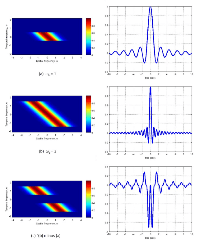 Figure 4 for A Sinc Wavelet Describes the Receptive Fields of Neurons in the Motion Cortex