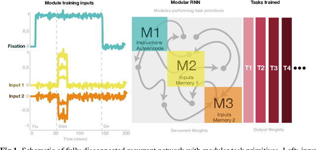 Figure 1 for Efficient and robust multi-task learning in the brain with modular task primitives