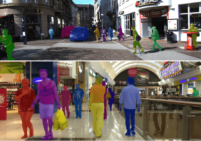 Figure 3 for MOTS: Multi-Object Tracking and Segmentation