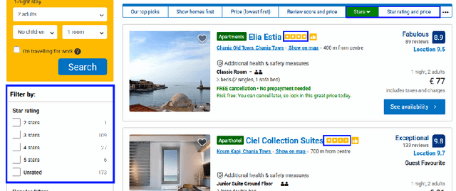 Figure 2 for Mining the Stars: Learning Quality Ratings with User-facing Explanations for Vacation Rentals