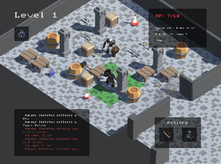 Figure 3 for Deep Policy Networks for NPC Behaviors that Adapt to Changing Design Parameters in Roguelike Games