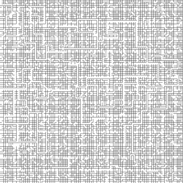 Figure 4 for Is swarm intelligence able to create mazes?