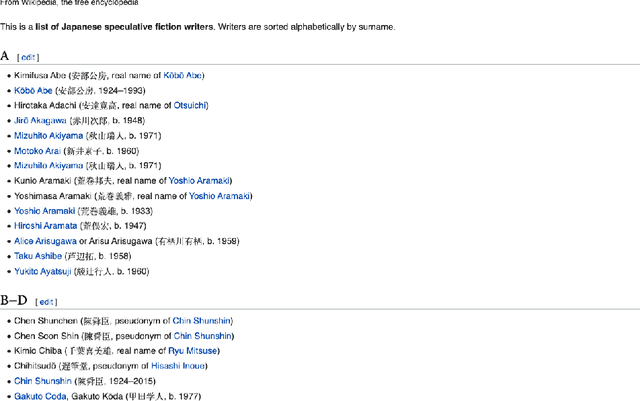 Figure 1 for Entity Extraction from Wikipedia List Pages