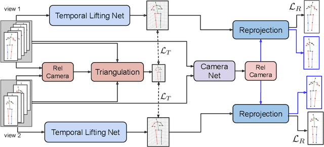 Figure 3 for TriPose: A Weakly-Supervised 3D Human Pose Estimation via Triangulation from Video