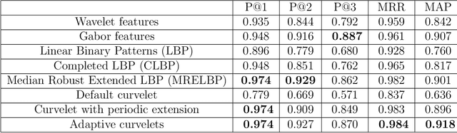Figure 4 for Texture retrieval using periodically extended and adaptive curvelets