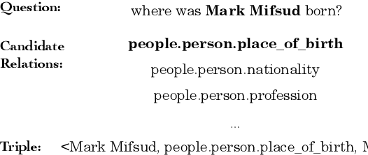 Figure 1 for Learning Representation Mapping for Relation Detection in Knowledge Base Question Answering