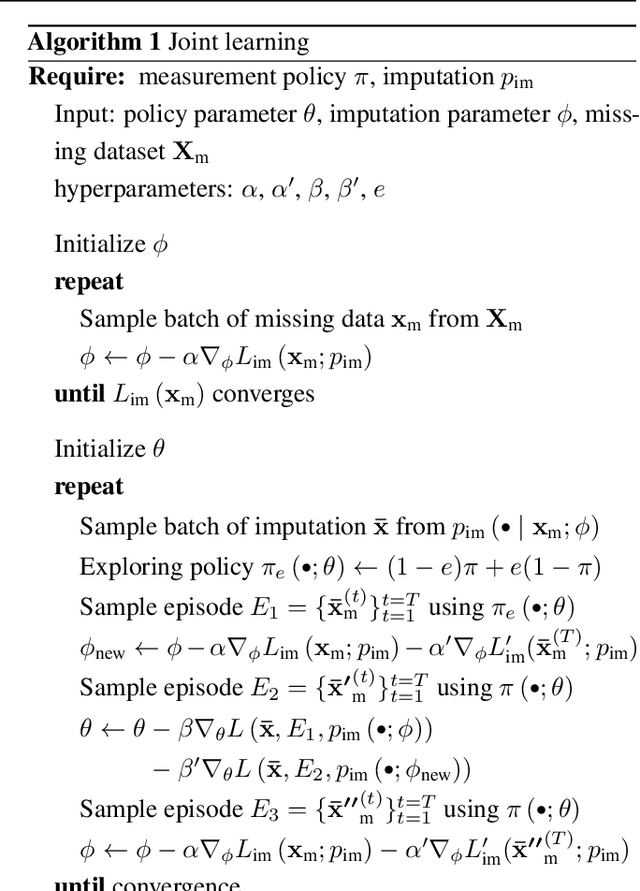 Figure 3 for Controllable Missingness from Uncontrollable Missingness: Joint Learning Measurement Policy and Imputation