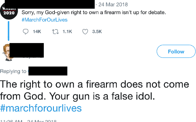 Figure 1 for Stance in Replies and Quotes : A New Dataset For Learning Stance in Twitter Conversations