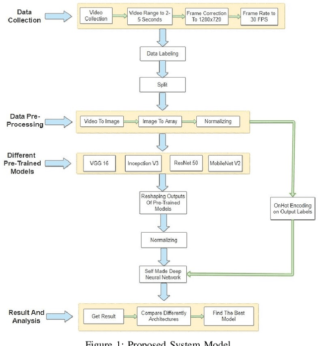 Figure 1 for Real Time Action Recognition from Video Footage