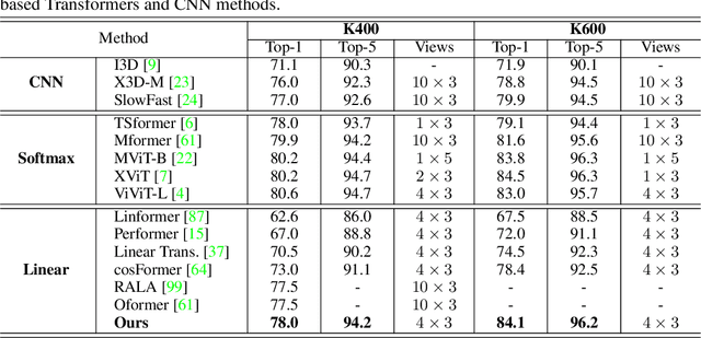 Figure 4 for Linear Video Transformer with Feature Fixation