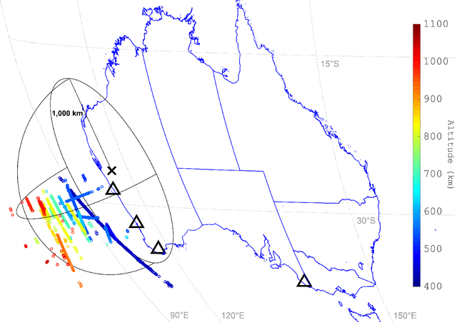 Figure 3 for Establishing the Capabilities of the Murchison Widefield Array as a Passive Radar for the Surveillance of Space