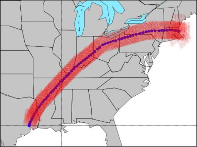 Figure 4 for Predicting Aircraft Trajectories: A Deep Generative Convolutional Recurrent Neural Networks Approach