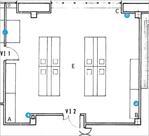 Figure 4 for Towards blind user's indoor navigation: a comparative study of beacons and decawave for indoor accurate location
