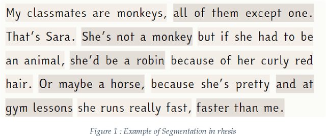 Figure 1 for Automatic segmentation of texts into units of meaning for reading assistance