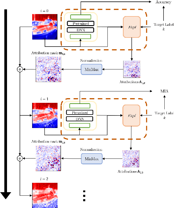 Figure 1 for Attribution Mask: Filtering Out Irrelevant Features By Recursively Focusing Attention on Inputs of DNNs