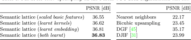 Figure 2 for Learning Task-Specific Generalized Convolutions in the Permutohedral Lattice