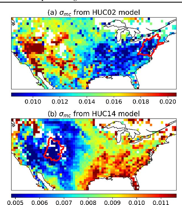 Figure 2 for Evaluating aleatoric and epistemic uncertainties of time series deep learning models for soil moisture predictions