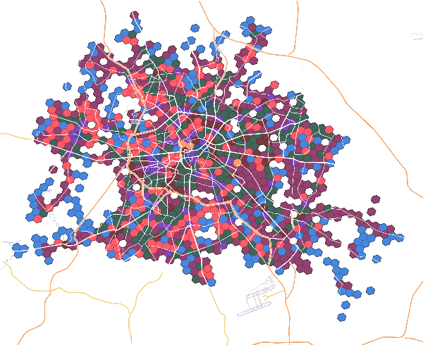Figure 4 for gtfs2vec -- Learning GTFS Embeddings for comparing Public Transport Offer in Microregions