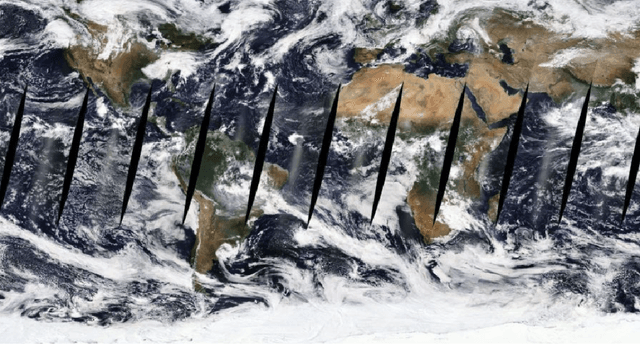 Figure 1 for Reducing Effects of Swath Gaps on Unsupervised Machine Learning Models for NASA MODIS Instruments
