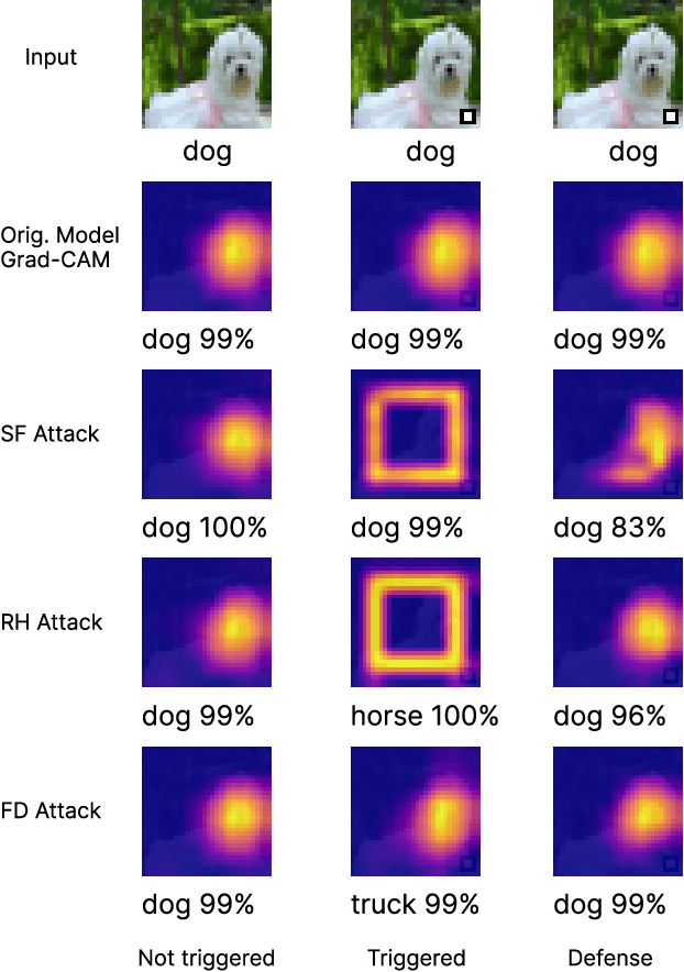 Figure 1 for Revealing Vulnerabilities of Neural Networks in Parameter Learning and Defense Against Explanation-Aware Backdoors