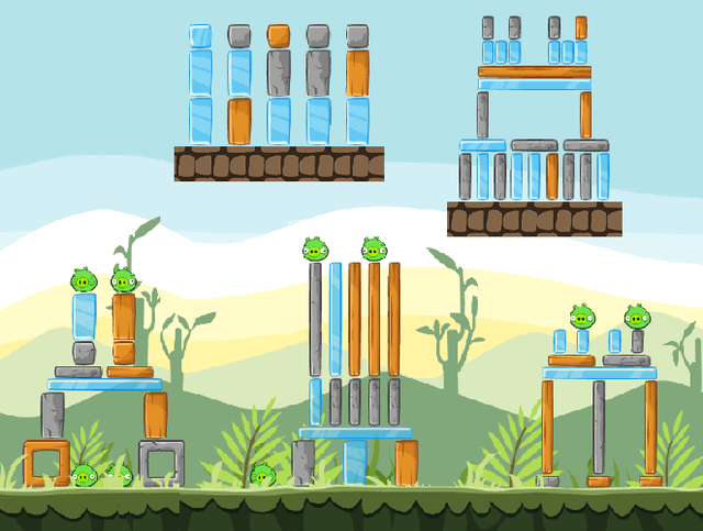 Figure 1 for Utilizing Generative Adversarial Networks for Stable Structure Generation in Angry Birds